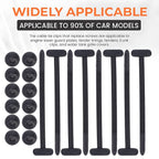 Nylon Cable Tie Buckle Universal Car Fender Trunk Engine Guard Panel Wire Management Secure Auto Fastener Screw Replacement Clip