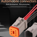 6 Pin Connector Waterproof 1.6mm Series Male Female Connectors Wiring Harness Housing Cable Socket DT04-6P-C017 DT06-6S-C017