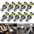 10/20PCS W5W T10 LED Bulbs Canbus 5730 8SMD 12V 6000K 194 168 LED Car Map Dome Lights Parking Light Auto Signal Lamp Amagi