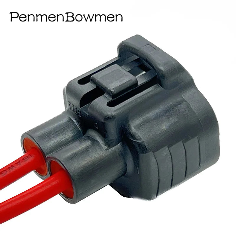 1 Set 2 Pin 4.8mm Car Hydraulic Motor HID Electrical Cable Connectors Female Wire Harness Plug for Toyota 6189-0425
