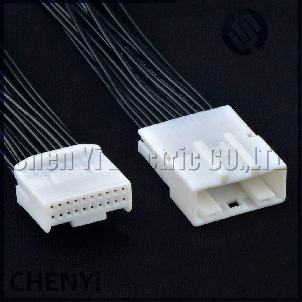 20 Pin Auto Car CD Player Wire Connector Audio vehicle Wire harness Plug 1473750-1 1473807-1 For Toyota Nissan