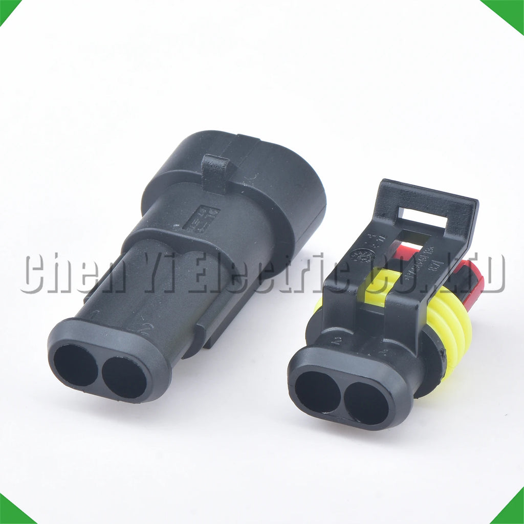 2-Pin Auto Connector Connector Female Super Waterproof Electrical Automotive Connector