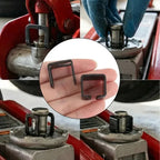 1/3PCS Jack Hoop Claw Clamp Clips Repair Tool Kit Threaded Cylinder Piston Plunger 2T Universal Hydraulic Jack Accessories