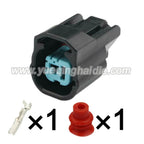 1Pin Connectors Waterproof 2mm Female Connectors Automotive Wire Harness Electrical Harnesses Cable Plug for Honda 6189-0591