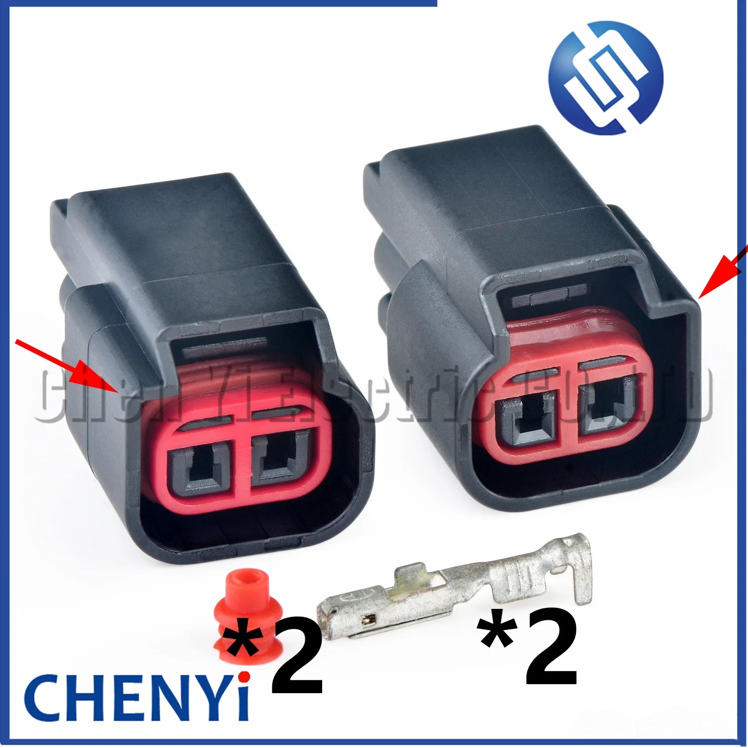 2 Pin Automotive Ignition coil connector Camshaft position sensor harness plug E-3979 WPT-905 8U2Z-14S411-EA For Ford Lincoln