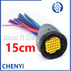 34 Pin automotive waterproof connector Car body door chassis wiring harness plug DTBFHPE34BKSV For Peugeot Citroen Maserati Fiat