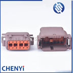 brown Deutsch 12 Pin Sealed waterproof connector DTM06-12SD DTM04-12PD Automotive Connector Heavy Truck Wiring Harness Plug