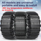 Snow Chain Tyre Chain 10/1PCS Urethane Set Wheel Ties Belts Car Tires Chains Winter Anti-Slip Chain Anti Skid Snow Emergency New