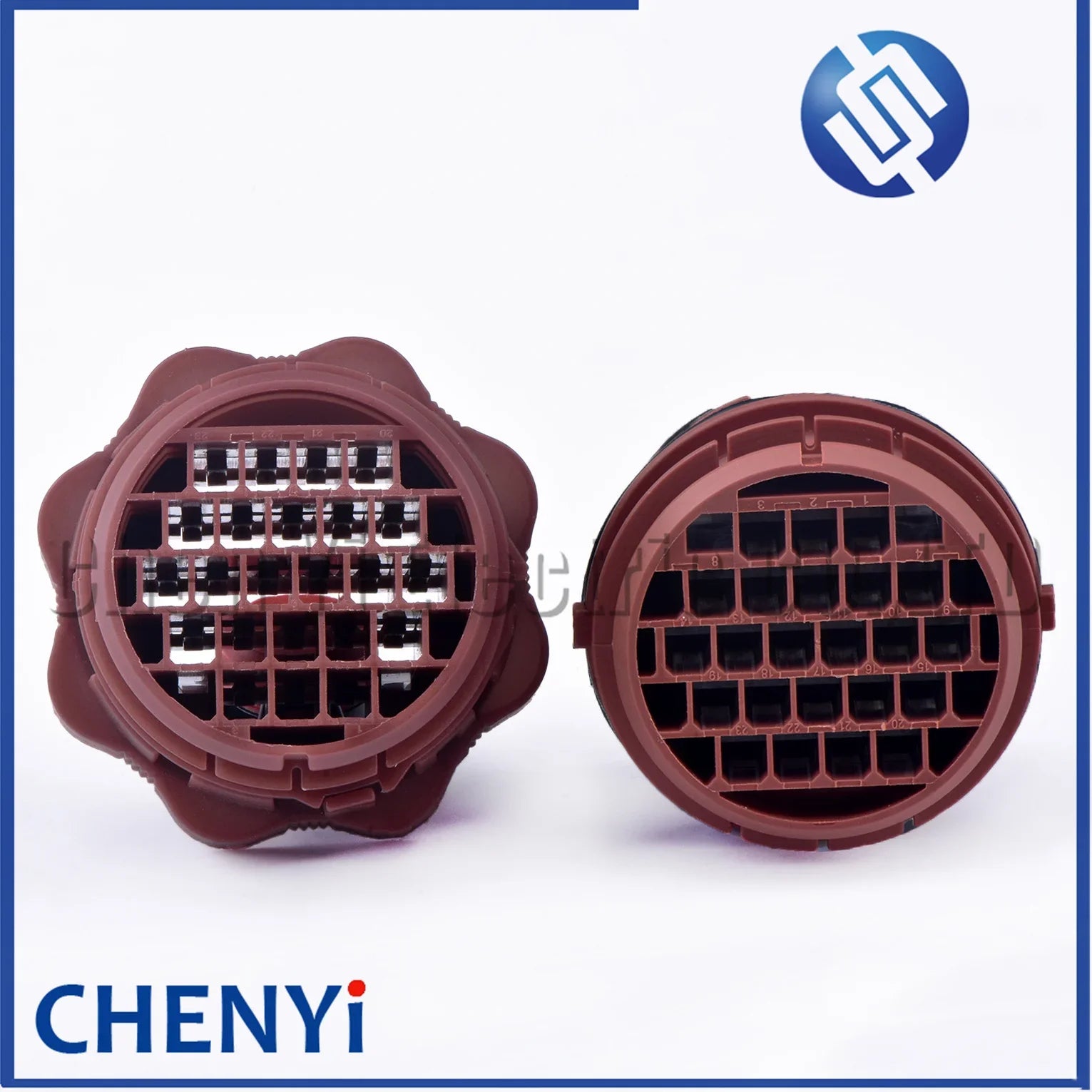 23 Pin brown male or female Car Door body plug instrument connector For Peugeot Citroen Picasso Xsara Sienna Elysee 206 207 C2