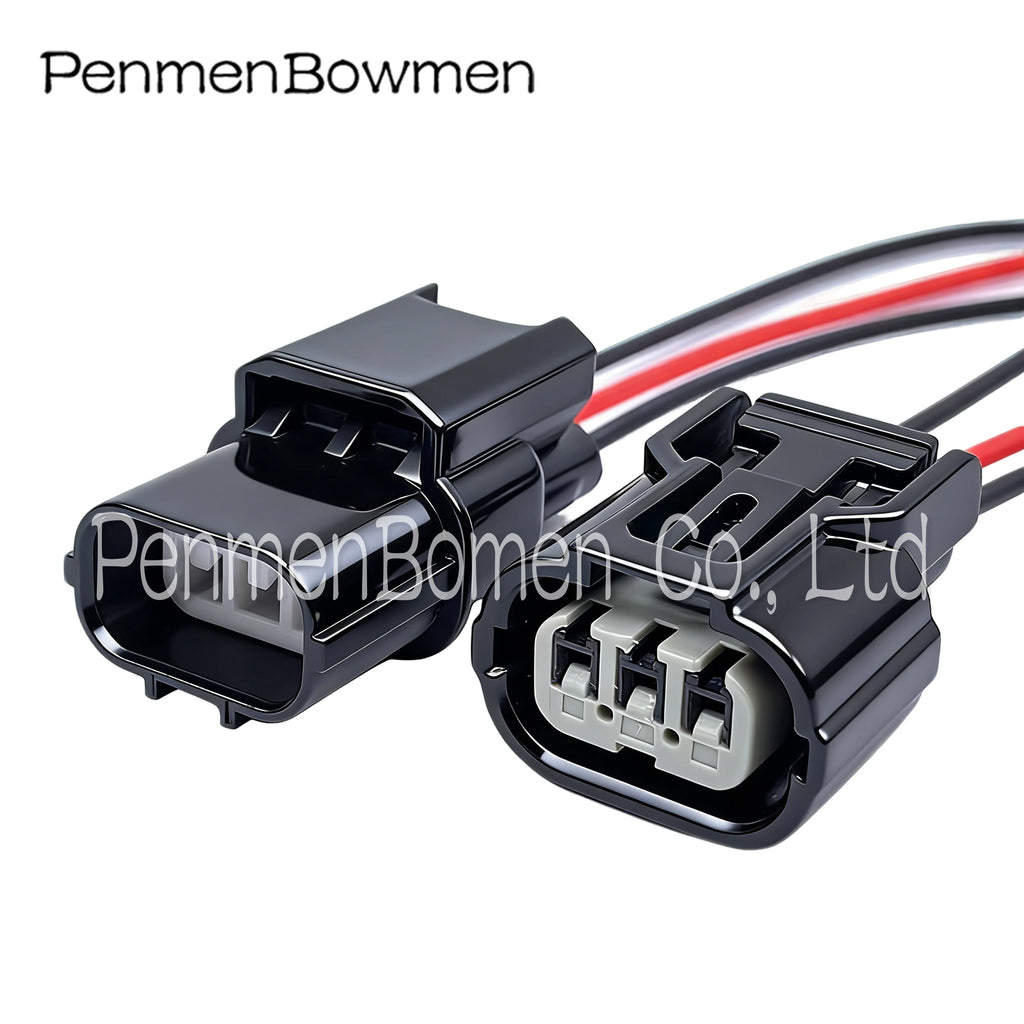 1 Set 3 Pin Auto Adapter Ignition Coil Plug Waterproof Electrical Cable Connectors Wire Harness For Honda 6189-0887 6188-4739