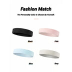 Mens Sports Headband Sweatband Anti-slip Stretch Elastic Outdoor Sport Sweat Headband Women Gym Running Tennis Headwrap Amagi