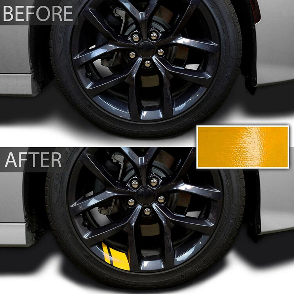 New 6Pcs Reflective Car Wheel Rim Sticker Wheel Hub Decals for CHERY TIGGO 3 4 5 7 PRO 8 Vinyl Stickers Hash Mark Stripe amagi