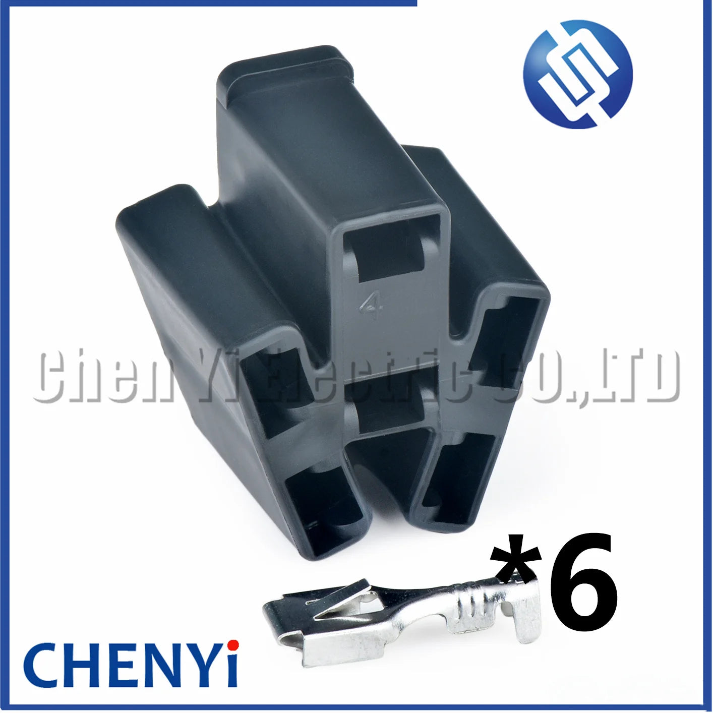 6 Pin 6 Way Automotive Electric Relay harness plug socket 6.3mm series connector CY000617-6.3F