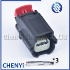 3 Pin auto waterproof connector Car reversing radar harness plug 31404-3110 13394368 13295029 13368131 13242365 For Ford Toyota