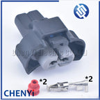 2 pin car waterproof connector headlight fog light harness plug for Nissan Teana Qashqai Tiida H7 H8 H9 240PC023S4019