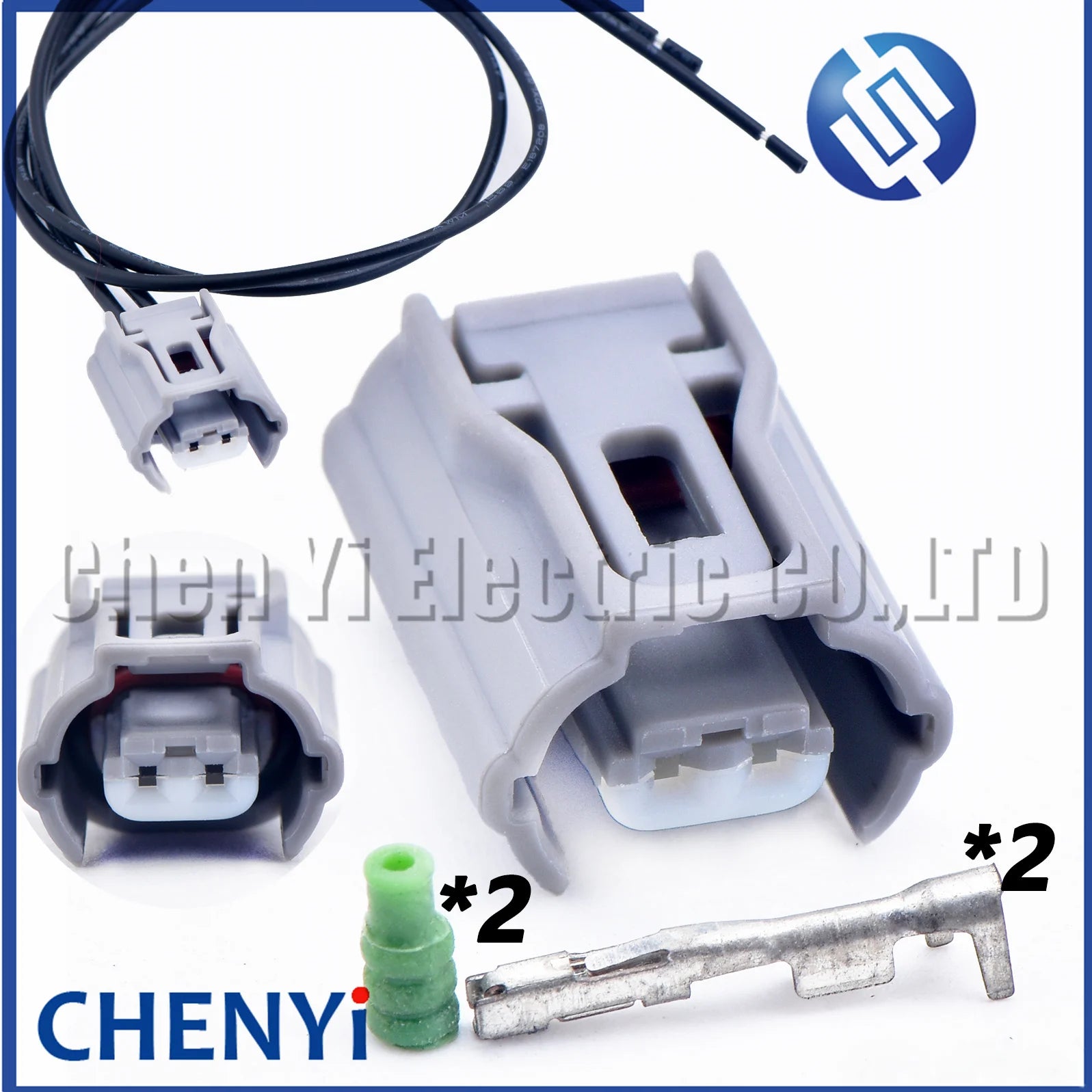2 Pin Automobile waterproof connector side mirrors reverse mirror turn signal harness Plug For Toyota Corolla Camry Levin Tacoma