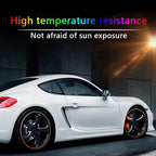 4M / 8M Car Grilles Decoration Strips Auto Wheel Protector Car-styling Accessories Wheel Sticker Tire Rim Strip Chrome Tape Good
