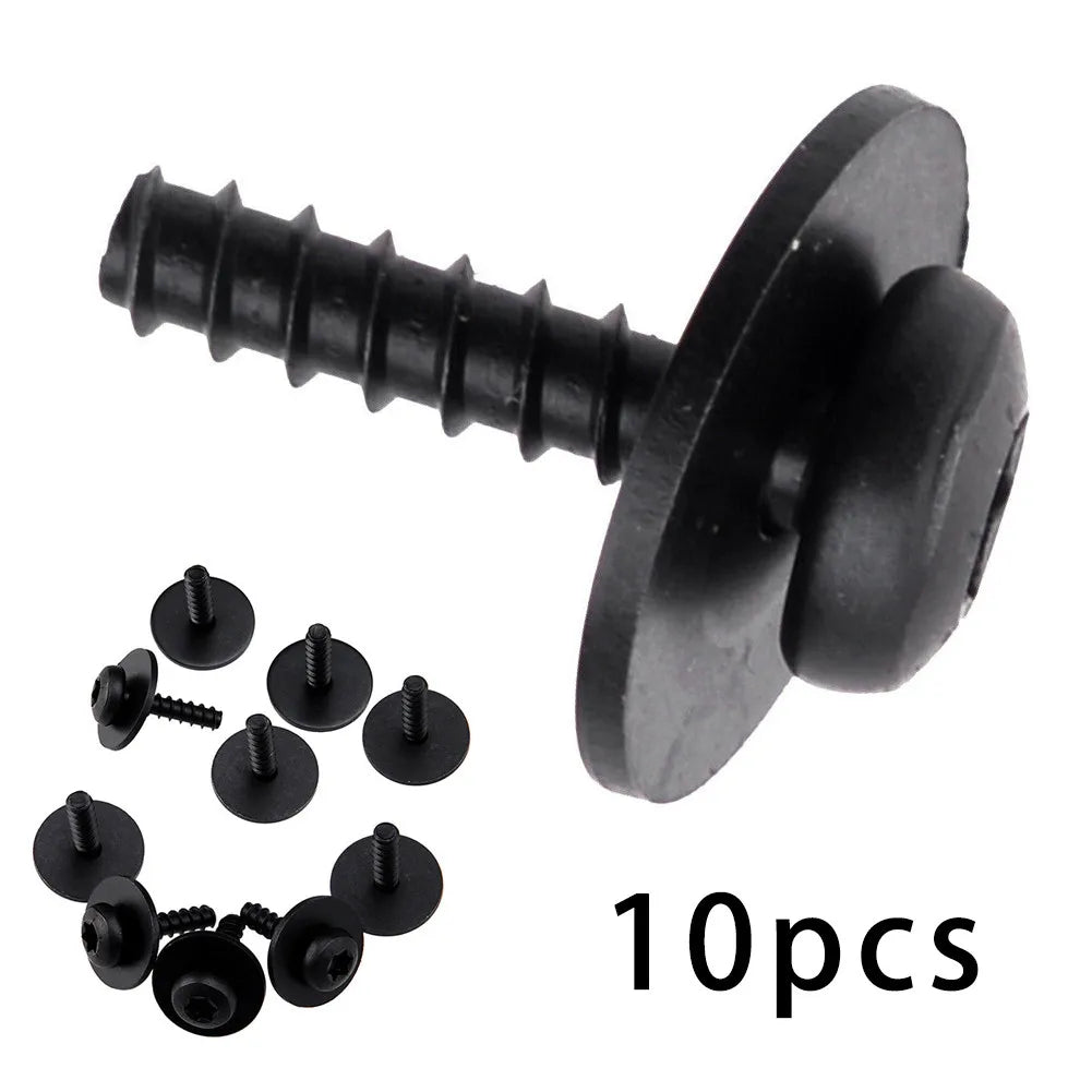 10Pcs Car Under Engine Shield Air Dam Deflector Torx Screw Bolt For Ford Focus Escape Auto Fastener Clips Car Accessories