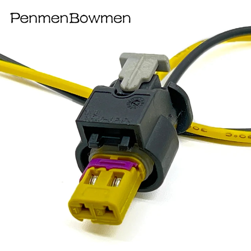 1 Ser 2 Pin Auto Fuel Injector Electrical Connectors Waterproof Female Wire Harness Plug 4F0973702A For Golf Jetta Passat Polo