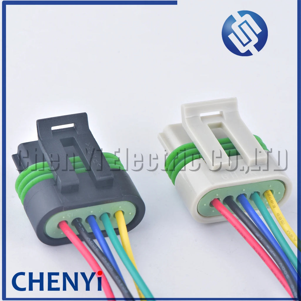 5 Pin female Auto waterproof connector LS1 LS2 High Energy Ignition Coil built-in Igniter Wire harness plug 12162825 12162830