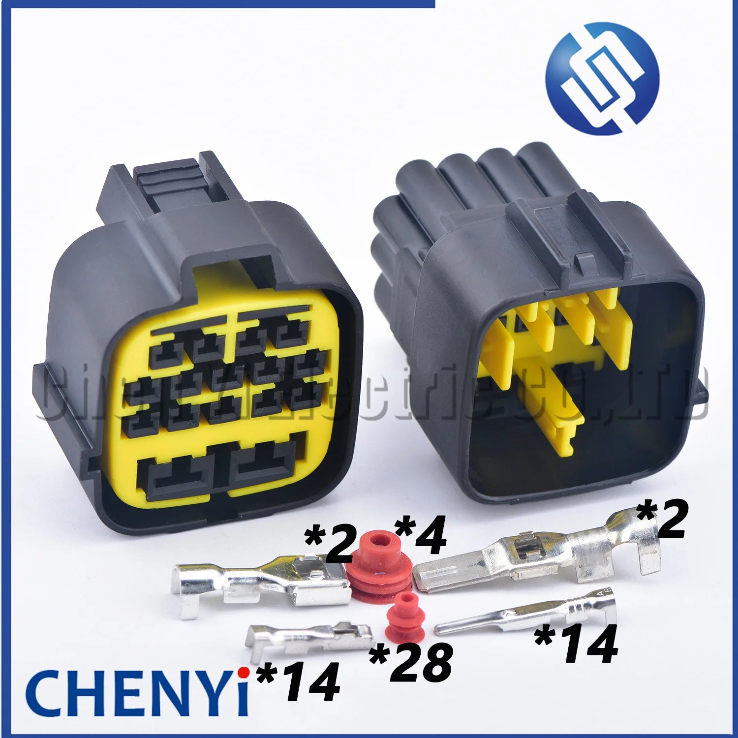 16 Pin Auto waterproof connector male or female QLW2-16MA-B  QLW2-C-16F-B Automobile High Power Large Current Composite Plug