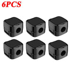 6/12 PCS Magnetic Cable Clips Cable Smooth Adjustable Cord Holder Under Desk Cable Management Wire Keeper Organizer Holder Amagi
