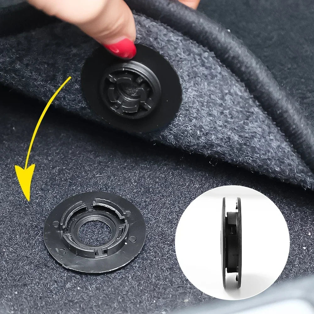 Car Carpet Floor Mat Clips Fastener Clamps for VW Passat Polo Golf Jetta Audi A1 A3 A4 A6 Skoda Octavia A5 A7 Seat Accessories