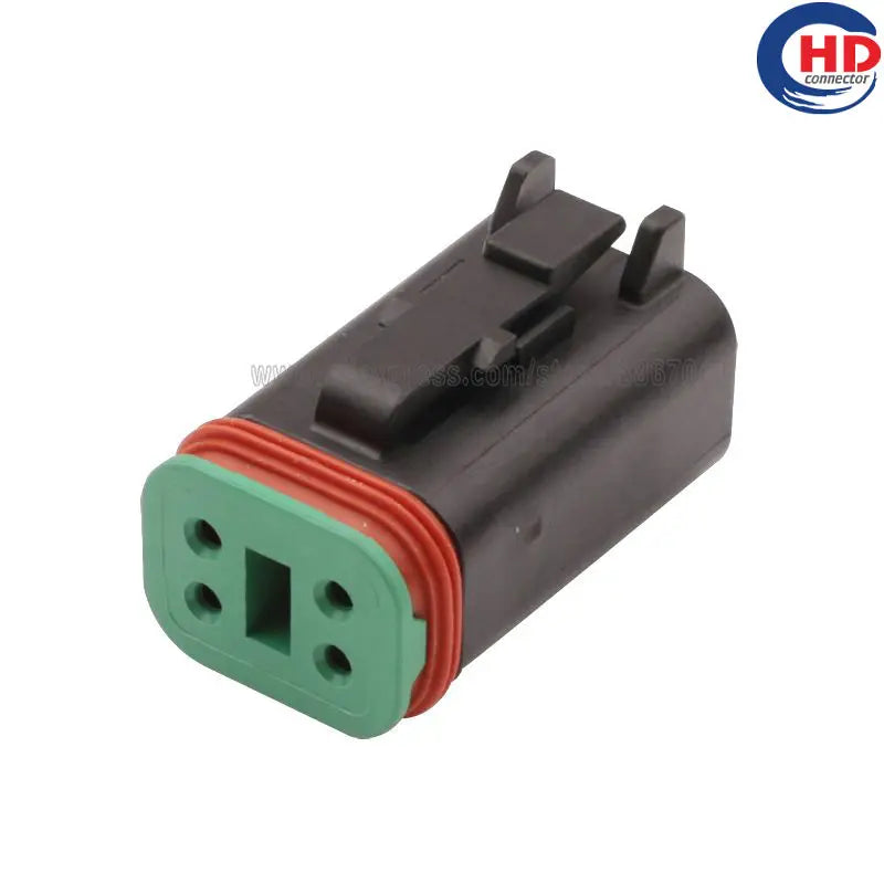 4pin auto waterproof electric plastic wire harness connector DT06-4S-CE06