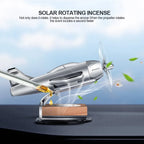 Mini Solar Aircraft Decoration Creative Car Air Freshener Car Perfume Home Decors Air Freshener Fragrance Airplane Ornament Tool