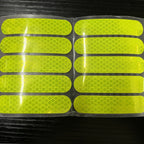 60/10pcs Motorcycle Helmet Reflective Strips Sticker Night Safe Driving Warning Tape General Fluorescent Car Decorative Stickers