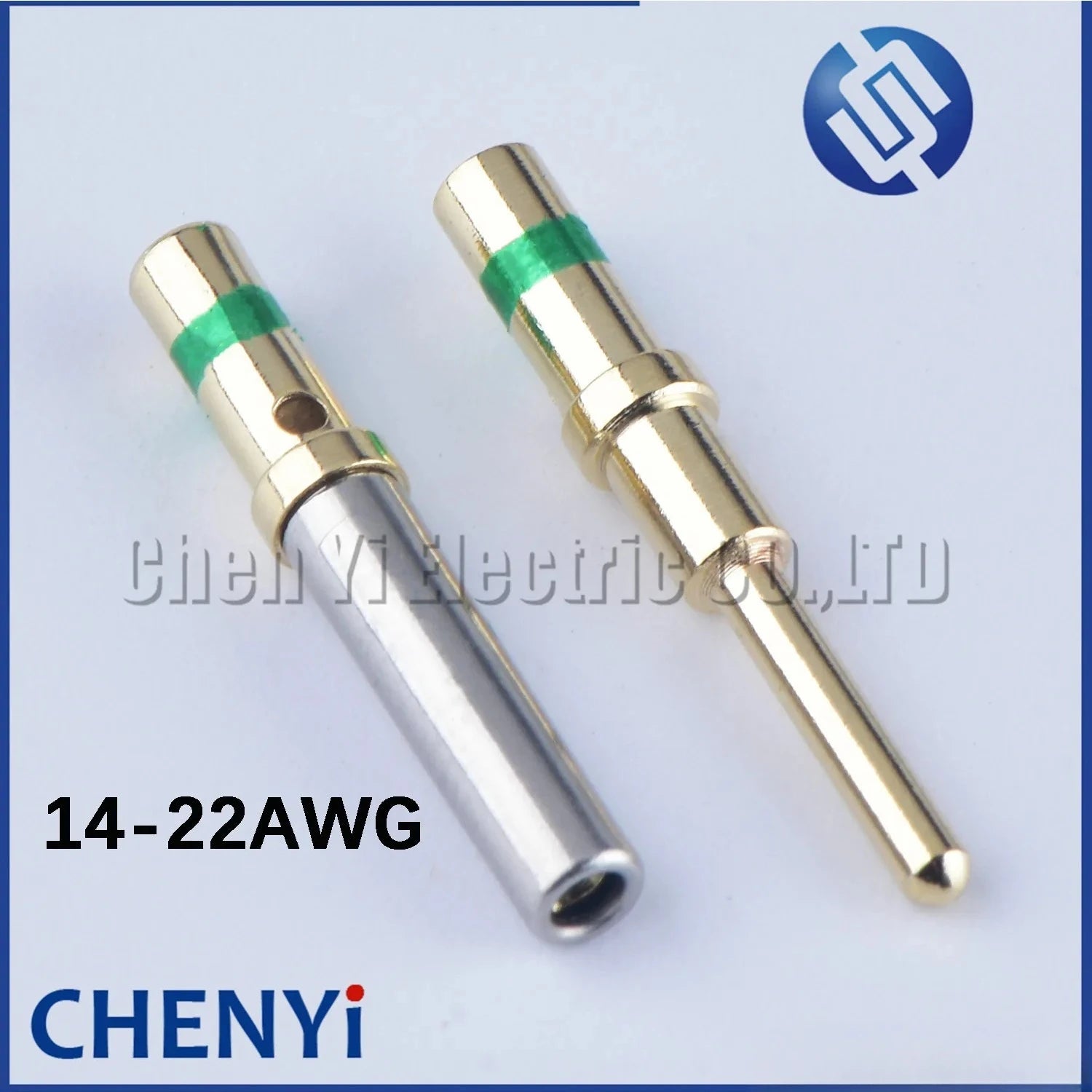 50/100 Pcs Female male Pin 0460-215-1631 0462-209-1631 Gold Plated Stainless Steel Crimp Solid Terminals For Deutsch DT Series