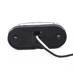 2Pcs Set White Marker Lights 12V LED Car Side Marker Tail Light 24V Trailer Truck Lamp Waterproof Plastic Signal Lamp