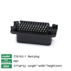 10/100Pcs ECU Controller Connector PCB Panel Waterproof Bent Needle Pin Socket Plug Board Terminal 776087 776163 776267 776280