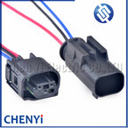 3 Pin Auto Reverse radar sensor Connector Fuel pressure sensor Water temperature sensor plug 1-967642-1 1-967082-1