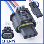 3 Pin auto waterproof automotive cable connector reversing radar camshaft sensor plug Pigtail 805-121-521 7615490-03 A0225452426
