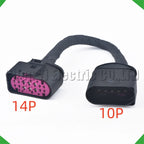 auto connector connectors conversion harness 1j0973737 1j0973835 halogen headlamps vw