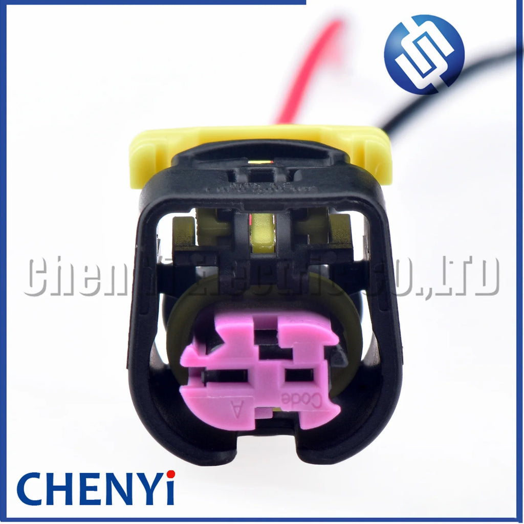 2 Pin Auto waterproof connector Crankshaft position sensor Fuel injector Wire harness plug 1928A00152 For Hyundai GDI Kia Suzuki