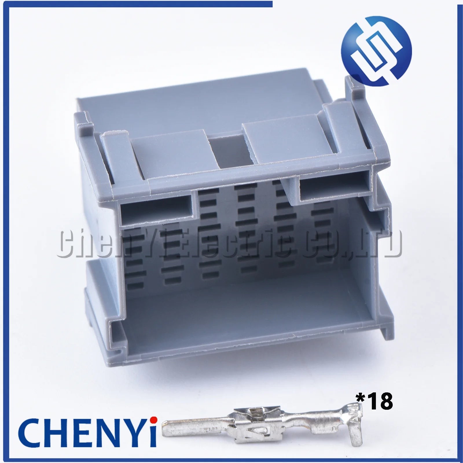 Grey 18 Pin male female Connector Automotive  Plug Unsealed Electric Harness Socket 8-968974-1 1-967629-1 With Terminals