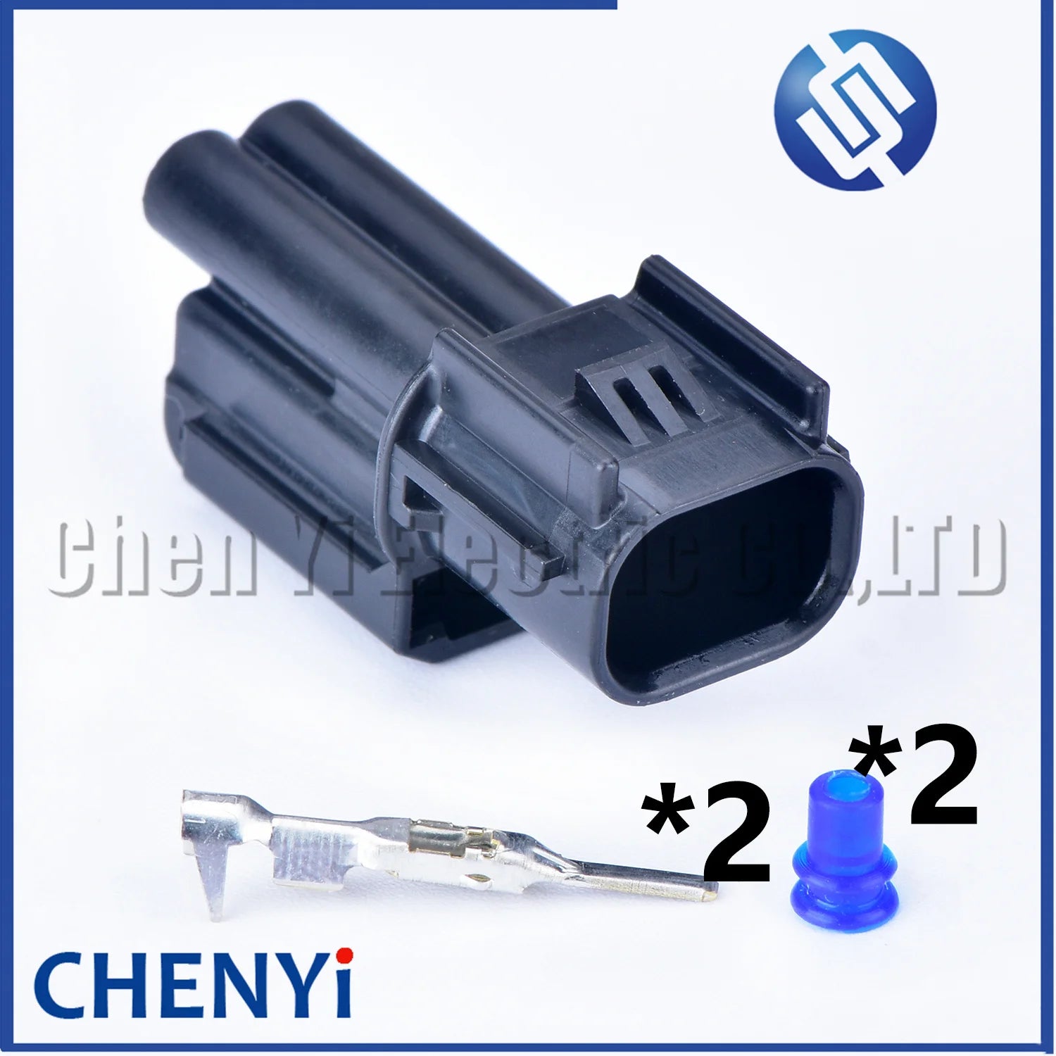 2 Pin auto waterproof connector LED Headlights Daytime Running Light Fog Light wiring harness plug 6189-7408 6181-6851 for Honda