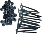 Car Nylon Cable Tie Buckle Fastener Universal Self-Locking Zip Ties Holder Screw Replacement Buckles Fix Wires Tools Accessories