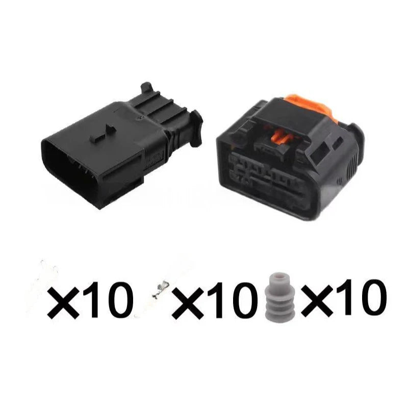 1801600-1 and 1801606-1 are suitable for 301 waterproof plugs of 10-pin wire harness connectors for headlights
