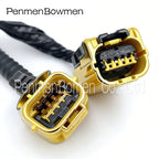 1 Set 4 Pin Car Crash Seat Belt Air Cushion Electrical Cable Connectors Female Male Wire Harness Plug For Honda Civic Accord Fit