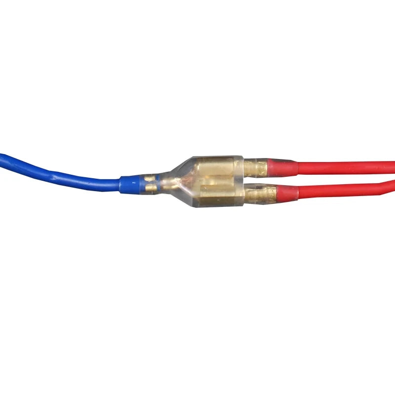 Bullet head one to two male and female connectors 3.5mm double-hole spring wire connectors one split two terminal blocks