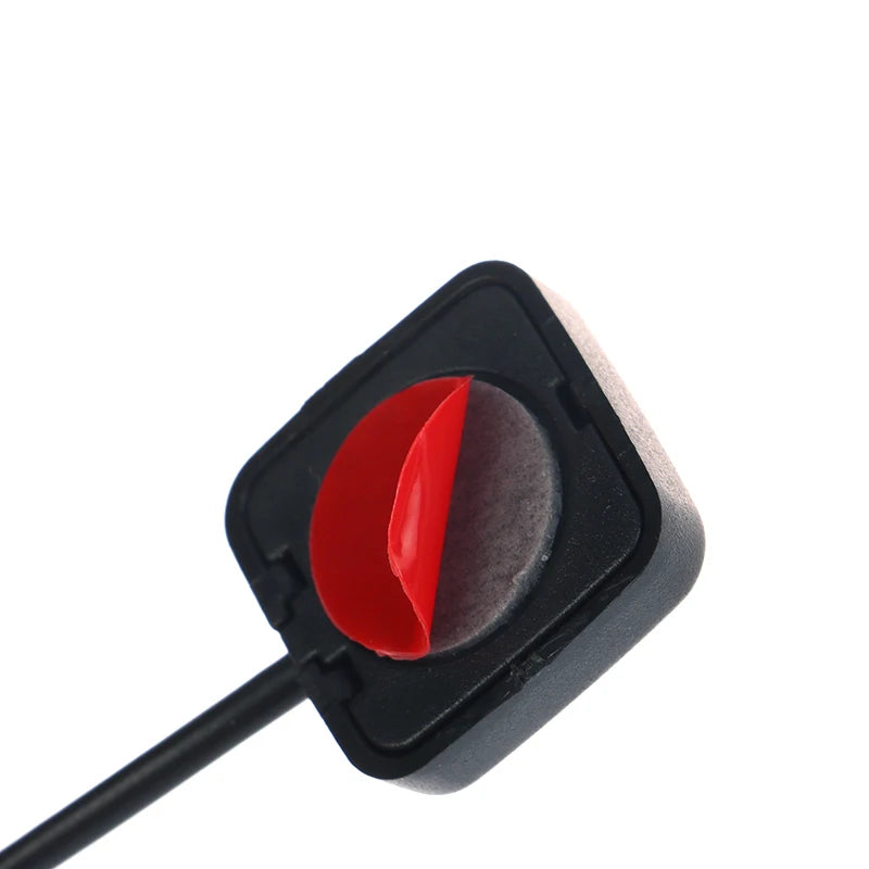 1Pc Momentary Push Button On Off Switch Black Plastic 12V 24V Car Alarm Button DIY Flashlight Surface Mount Mini Button Switch