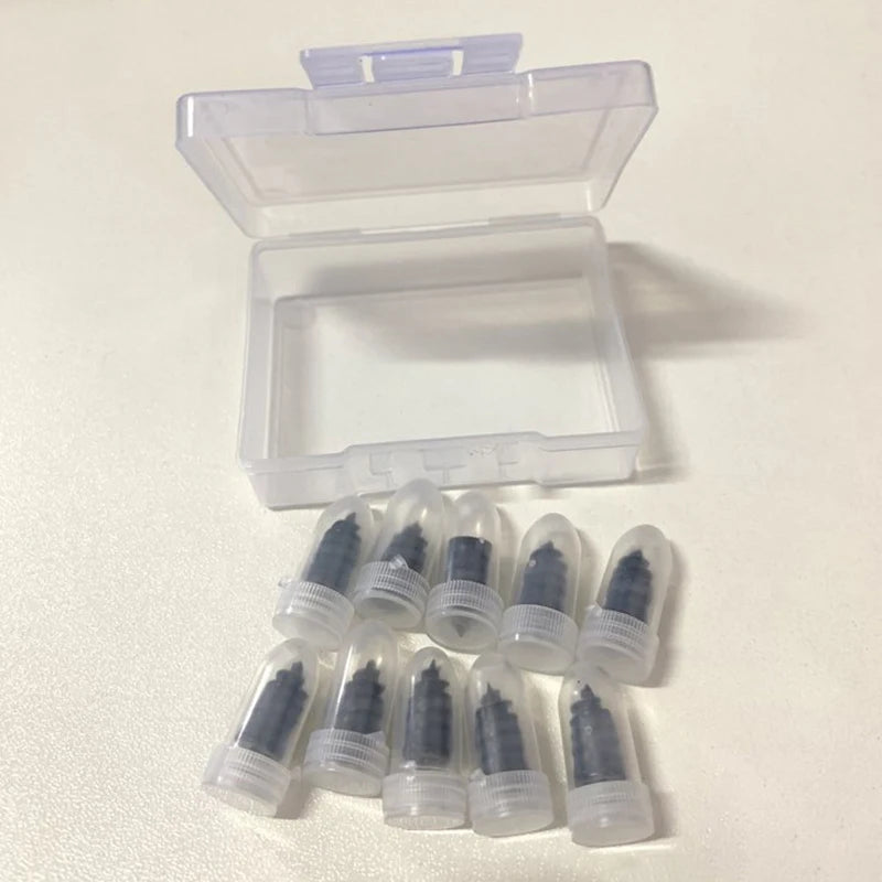 10pcs Universal Tire Repair Nail Self-Tapping Screw Plastic Nail Soft Rubber Screw Suitable For Motorcycle Tire Puncture Repair