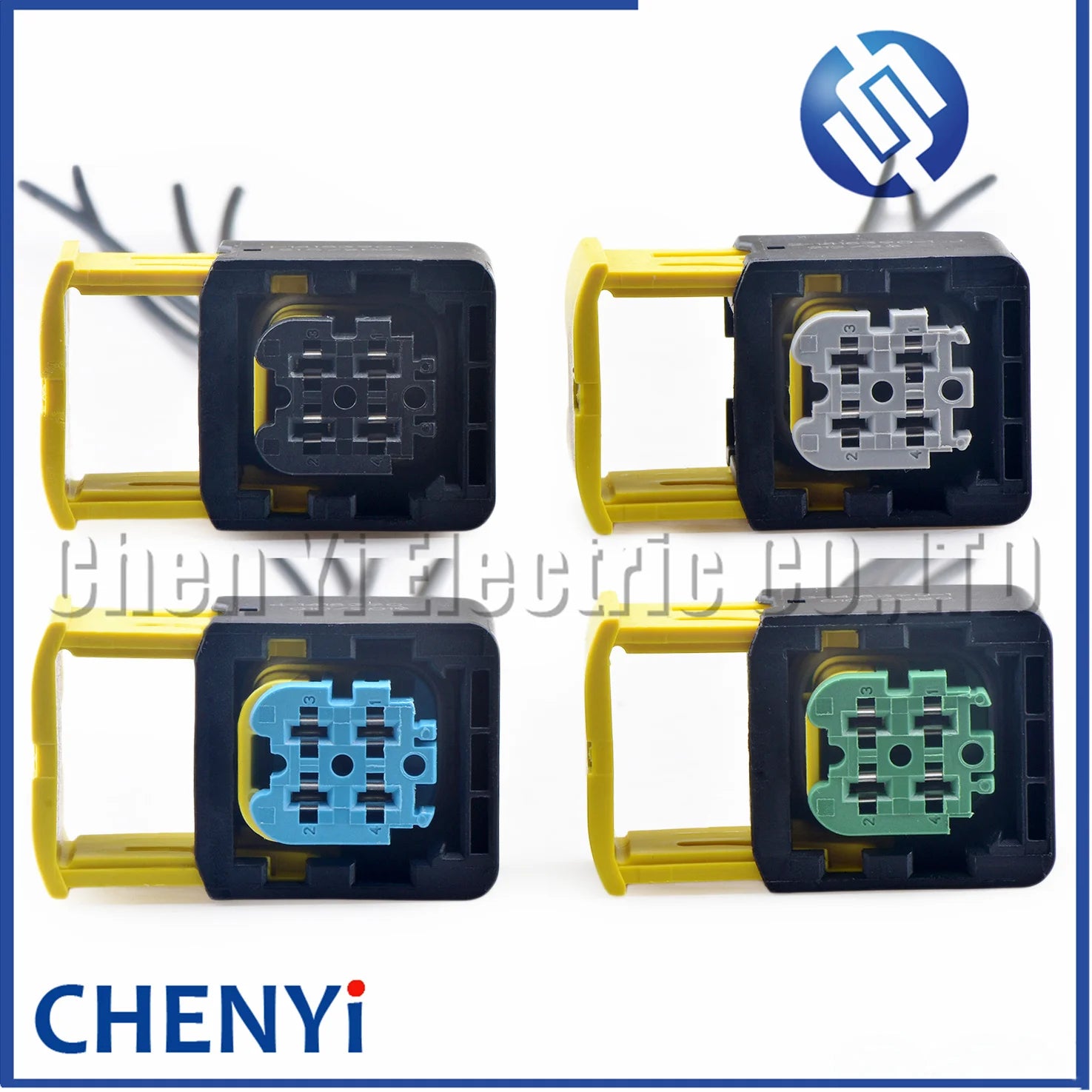 4 Pin New Energy Connector Harness Plug Nitrogen oxygen sensor plug 1-1418390-1 2-1418390-1 3-1418390-1 4-1418390-1 15cm wires