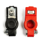 2X Auto Battery Terminal Cable Clamp Negative Positive Top-Post For Toyota Car Cable Connector Battery Main Cable Top Post Clamp