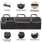 Car Trunk Organizer Adjustable Hanging Luggage Organizer Car Backseat Storage Bag Oxford Automobile Multi-use Seat Back Amagi