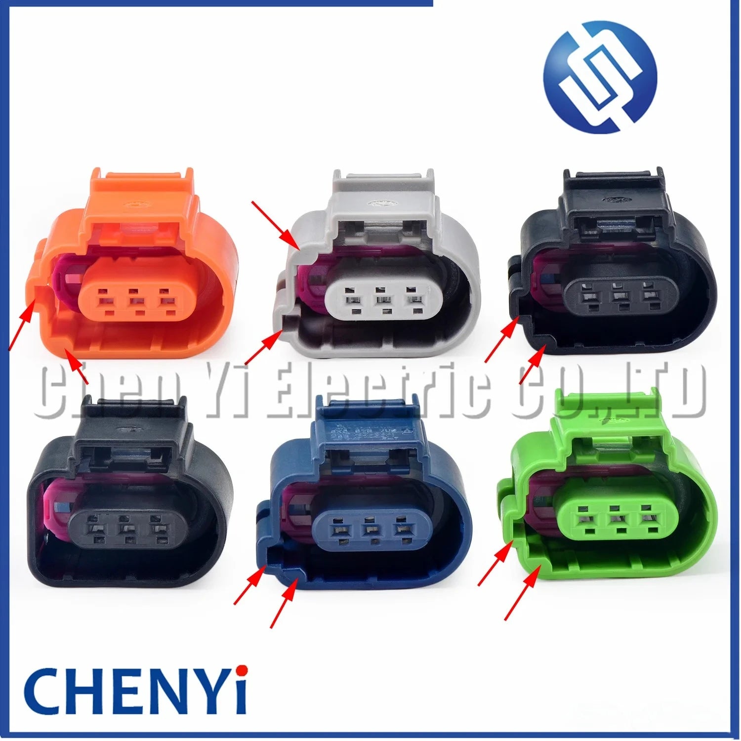 3 Pin Car Air Conditioner Pressure Switch Connector Knock Sensor Crankshaft camshaft position sensor plug 8K0973703 8K0 973 703