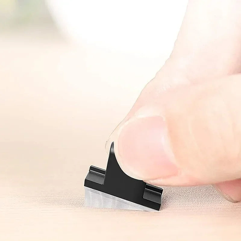 Car Self-Adhesive Cable Clip Automotive Dashboard Cable Clip Automotive Cell Phone Charging Cables Clips Manager USB Fastener